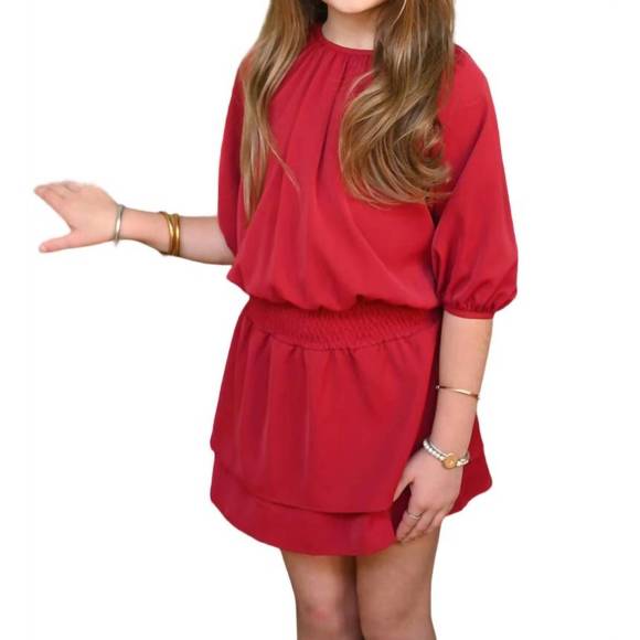 PLEAT Rory Dress | Powder Blue main image 1